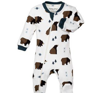 ZippyJamz Little Grizzle Pj's (3-6 Months)